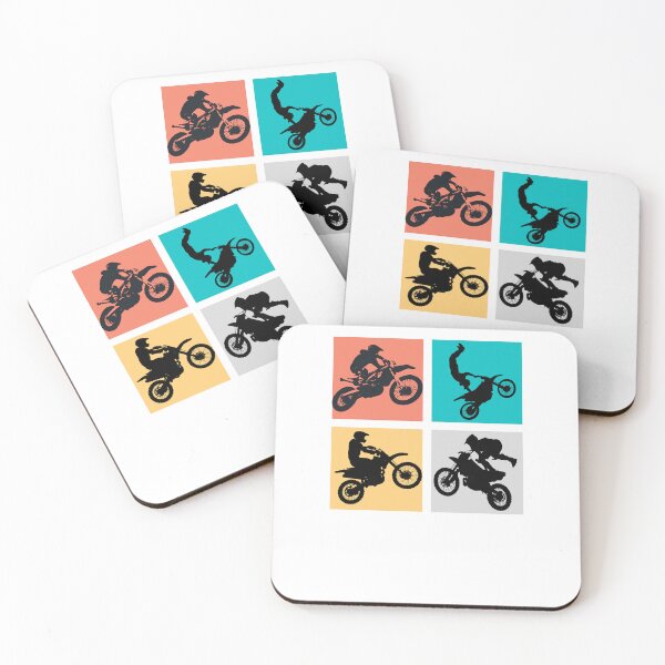 Item preview, Epic Motocross Stunt Silhouettes Design designed and sold by ErosFashions.