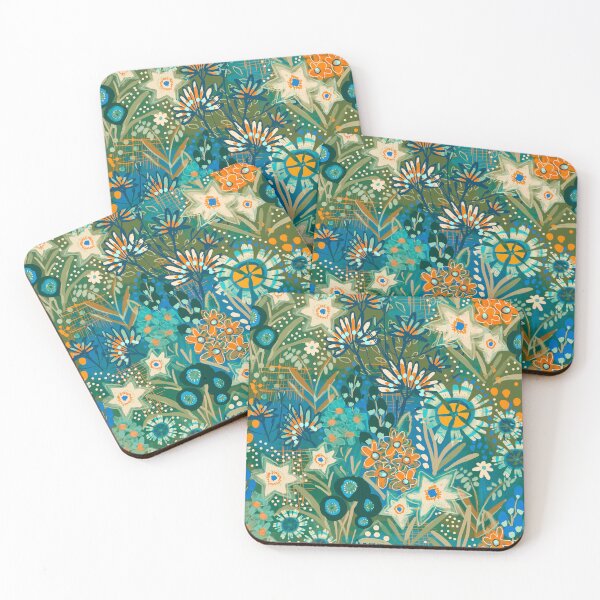 Item preview, Vibrant painterly flower print designed and sold by Callyedesigns.