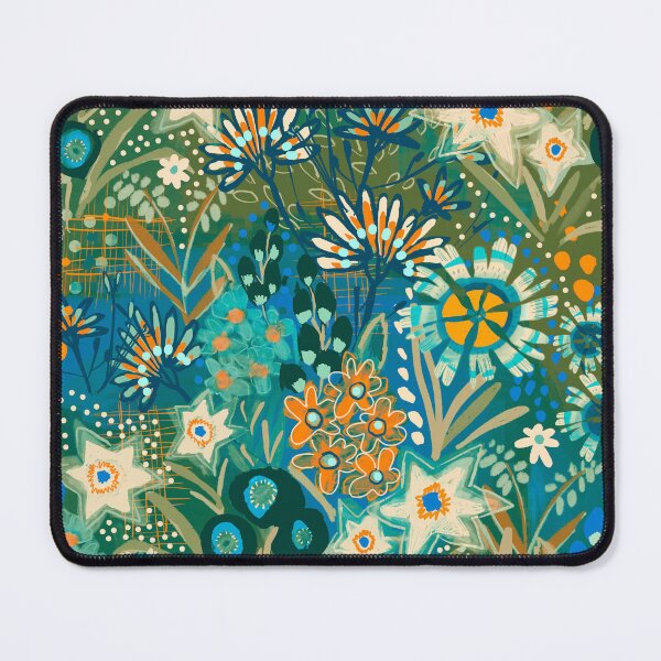 Item preview, Vibrant painterly flower print designed and sold by Callyedesigns.