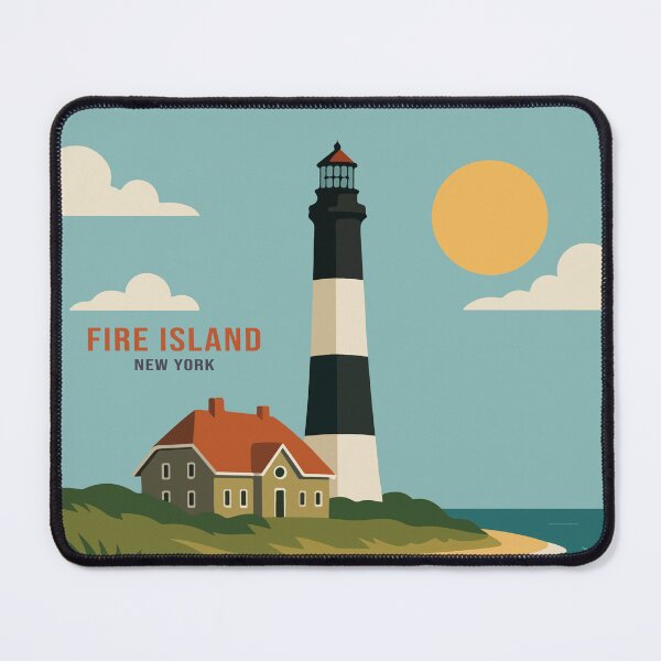 Item preview, Fire Island Travel Poster designed and sold by rogue-design.