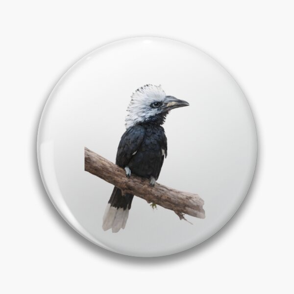 Item preview, White-crested Hornbill (Tropicranus albocristatus) designed and sold by HOMETOWN86.