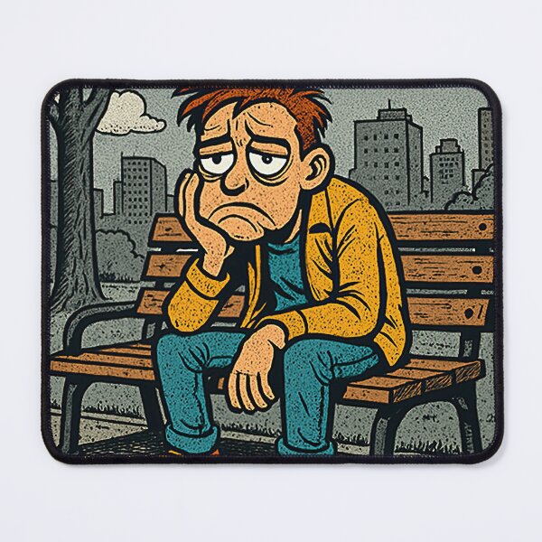 Item preview, boredom | Comics style - Cartoon designed and sold by ComicsFactory.