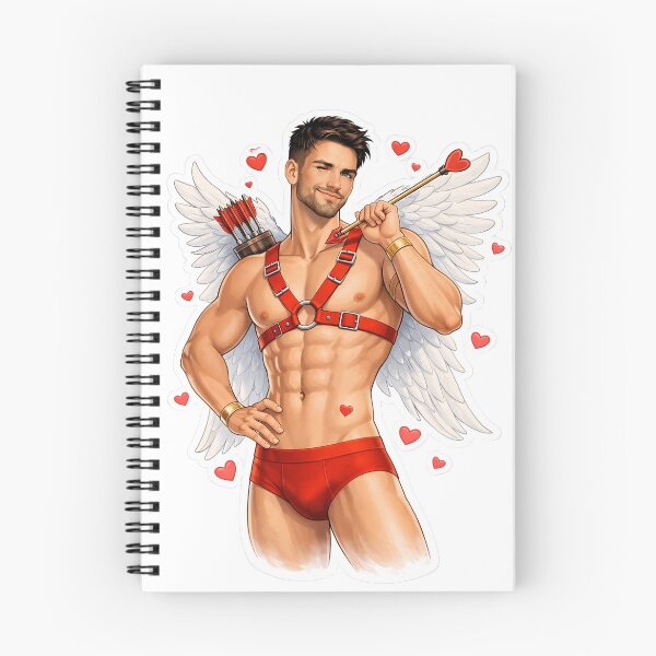 Item preview, Winking Cupid – Flirty Valentine Angel Sticker designed and sold by MPForet.