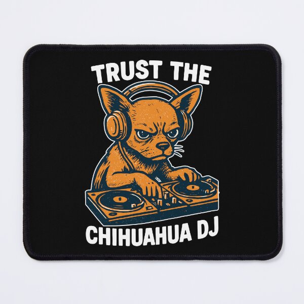 Item preview, Chihuahua DJ Retro Turntables Headphones Gift designed and sold by Pineapple-Tree.