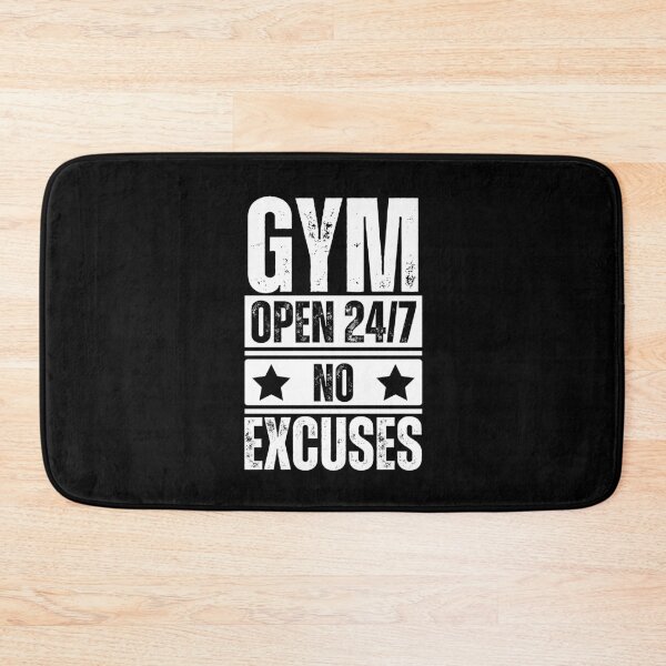 Item preview, Gym Open 24/7 No Excuses designed and sold by Dondonmart.