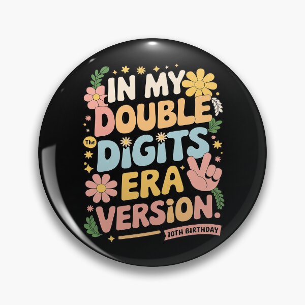 Item preview, In My Double Digits Era 10 Year Old 10th Birthday Version  designed and sold by DigitaldeligArt.