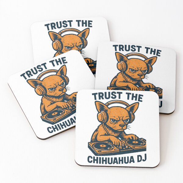 Item preview, Chihuahua DJ Retro Turntables Headphones Gift designed and sold by Pineapple-Tree.