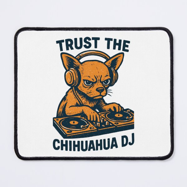 Item preview, Chihuahua DJ Retro Turntables Headphones Gift designed and sold by Pineapple-Tree.