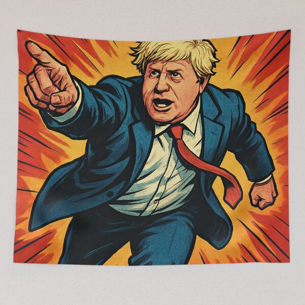 Item preview, Boris Johnson, leader | Comics style - Cartoon designed and sold by ComicsFactory.