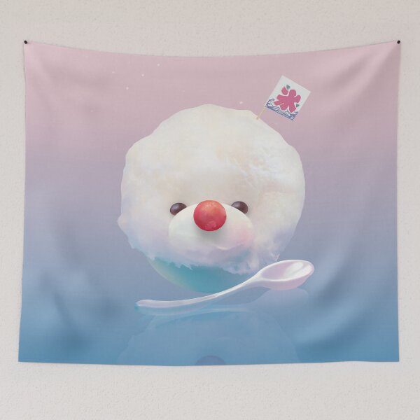 Item preview, Shaved Ice Pup – Smiling Bichon Summer Dessert designed and sold by ZKOZKOHI.