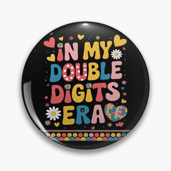 Item preview, In My Double Digits Era 10 Year Old 10th Birthday Girl  designed and sold by DigitaldeligArt.