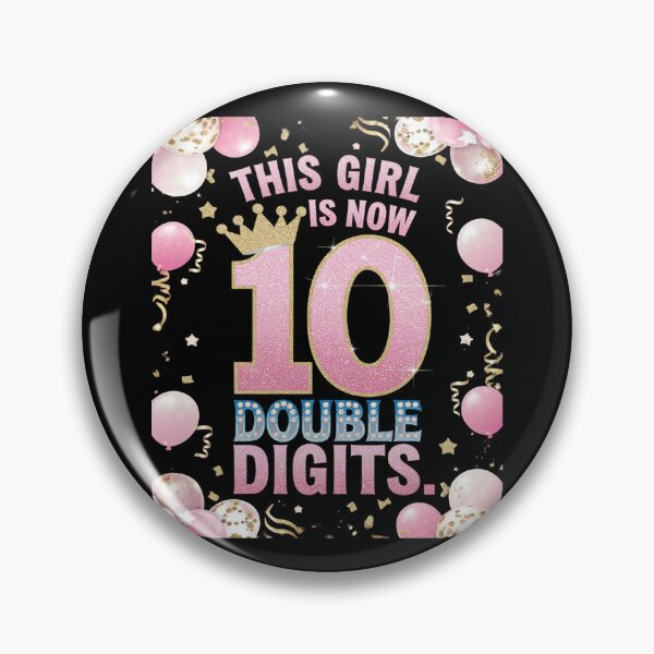 Artikelvorschau, In meiner zweistelligen Phase: Ein 10-jähriges Mädchen zum 10. Geburtstag entworfen und verkauft von DigitaldeligArt.