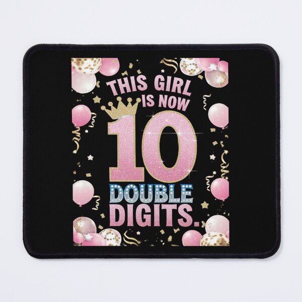 Item preview, In My Double Digits Era 10 Year Old 10th Birthday Girl1 designed and sold by DigitaldeligArt.