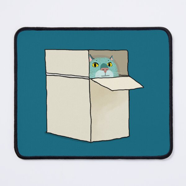 Item preview, Cat in a cardboard box designed and sold by sanbrill.