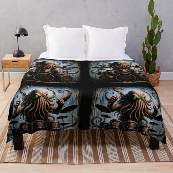 Item preview, Rock Metal Monster Drummer: Drummers Gift From The Abyss designed and sold by Pixel4you.