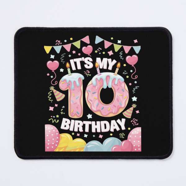 Item preview, It's My 10th Birthday Doughnut Happy 10 Years Old Girl Kids designed and sold by DigitaldeligArt.