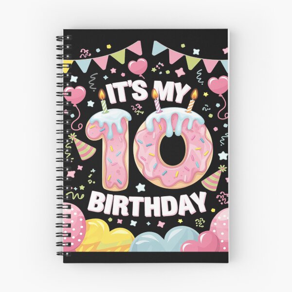 Item preview, It's My 10th Birthday Doughnut Happy 10 Years Old Girl Kids  designed and sold by DigitaldeligArt.