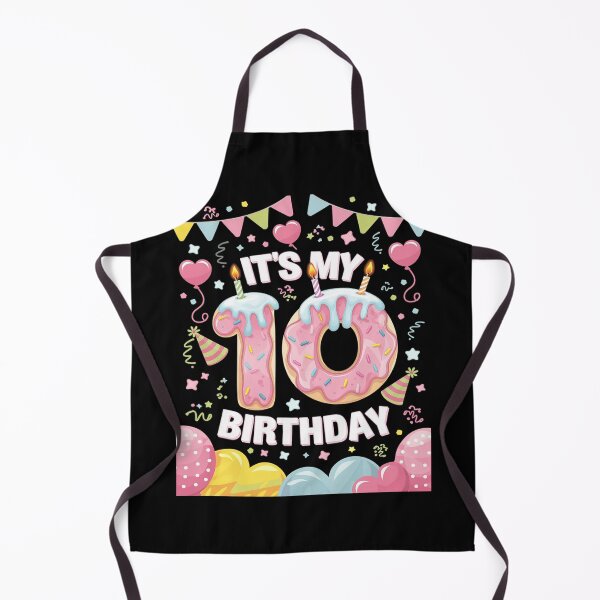 Item preview, It's My 10th Birthday Doughnut Happy 10 Years Old Girl Kids designed and sold by DigitaldeligArt.