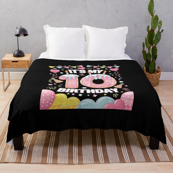 Item preview, It's My 10th Birthday Doughnut Happy 10 Years Old Girl Kids  designed and sold by DigitaldeligArt.