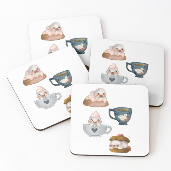 Item preview, Cute ducks, kawaii duck set designed and sold by Dormitria.