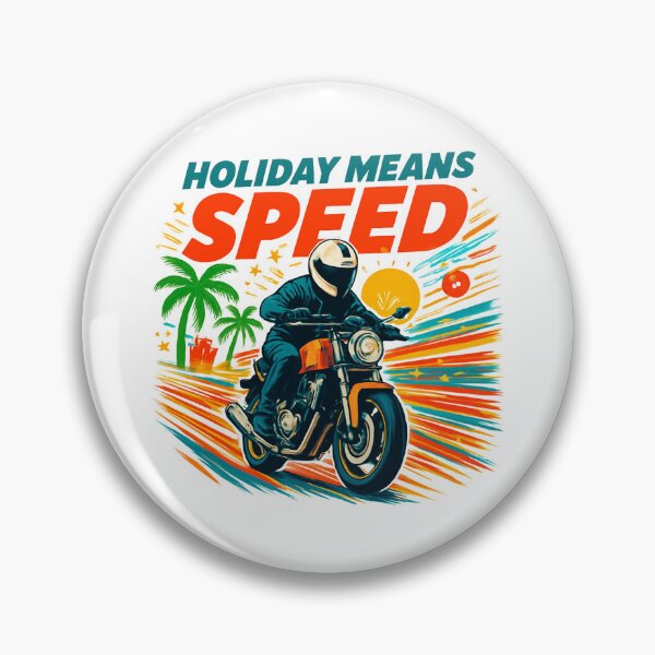 Item preview, Holiday Means Speed – Motorcycle Riding & Speed Mindset T-Shirt designed and sold by RMTrendy.