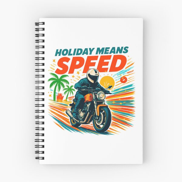 Item preview, Holiday Means Speed – Motorcycle Riding & Speed Mindset T-Shirt designed and sold by RMTrendy.