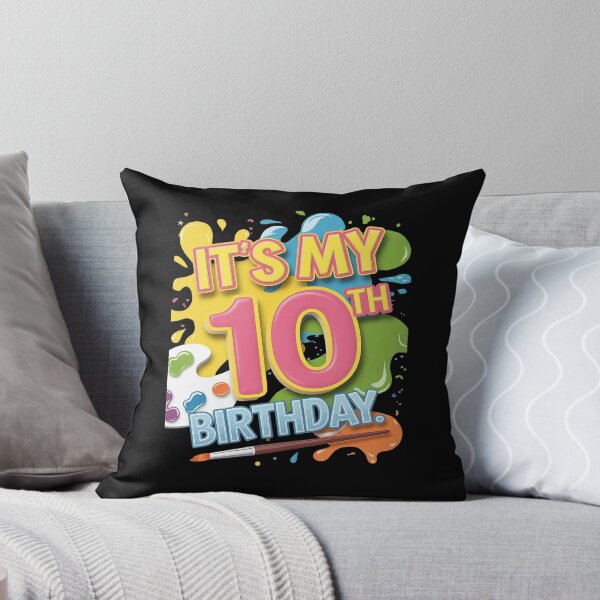 Item preview, It's My 10th Birthday Painting Art 10 Year Old Bday Artist  designed and sold by DigitaldeligArt.