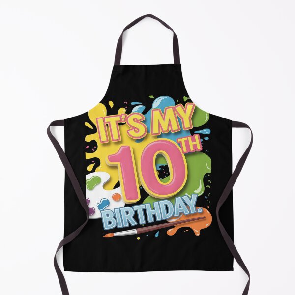 Item preview, It's My 10th Birthday Painting Art 10 Year Old Bday Artist  designed and sold by DigitaldeligArt.