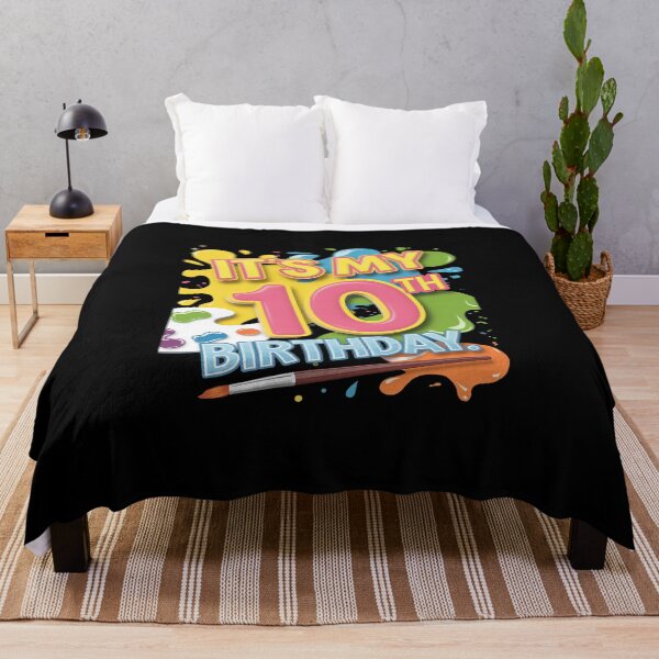 Item preview, It's My 10th Birthday Painting Art 10 Year Old Bday Artist designed and sold by DigitaldeligArt.