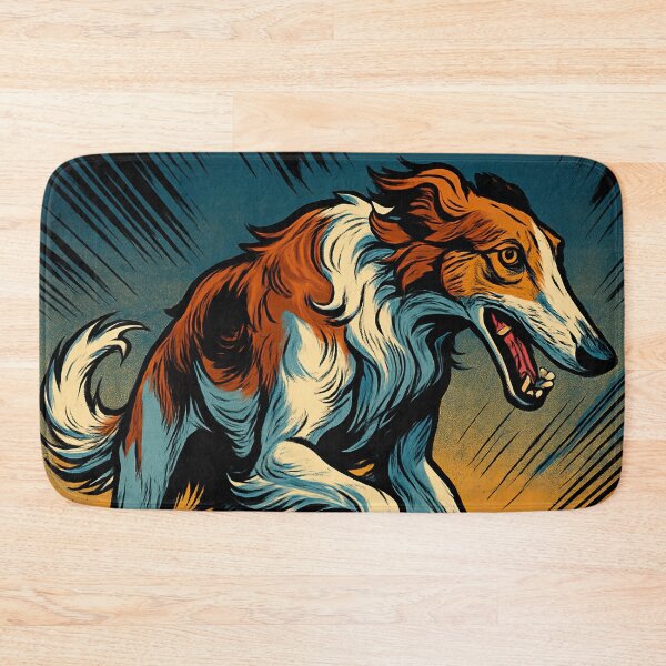 Item preview, Borzoi | Comics style - Cartoon designed and sold by ComicsFactory.