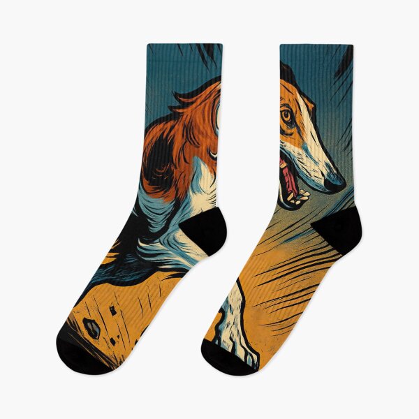 Item preview, Borzoi | Comics style - Cartoon designed and sold by ComicsFactory.