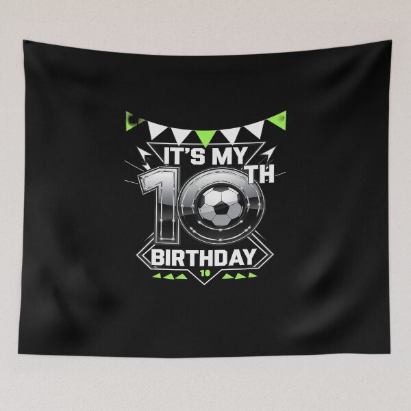 Item preview, It's My 10th Birthday Soccer Player 10 Bday Party Team  designed and sold by DigitaldeligArt.