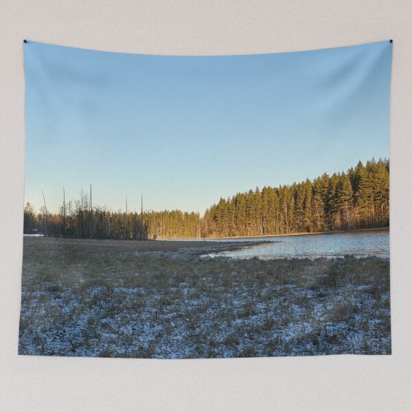 Item preview, Nearly frozen Ahvenlammi. Seitseminen 2025 designed and sold by Jouko Lehto Photography.