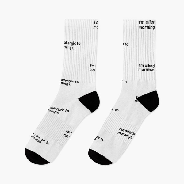 Item preview, I’m allergic to mornings. designed and sold by ChromaWears.