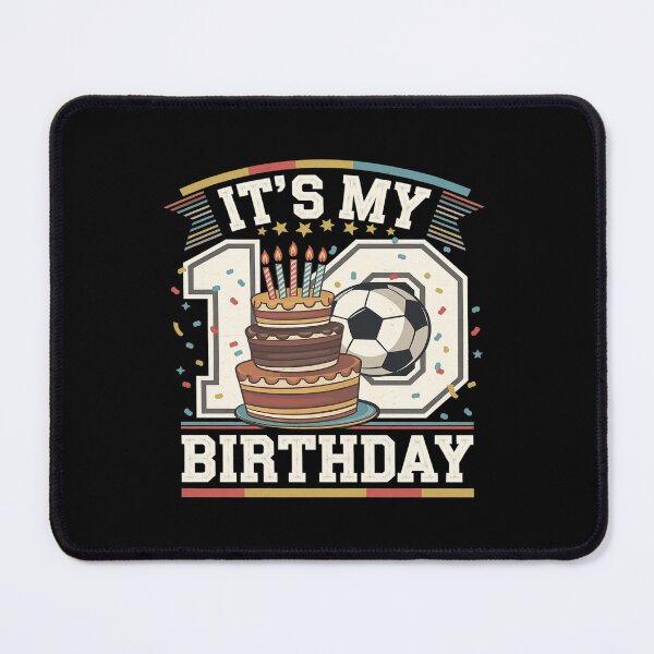 Item preview, It's My 10th Birthday Soccer Player 10 Bday Party Team1  designed and sold by DigitaldeligArt.