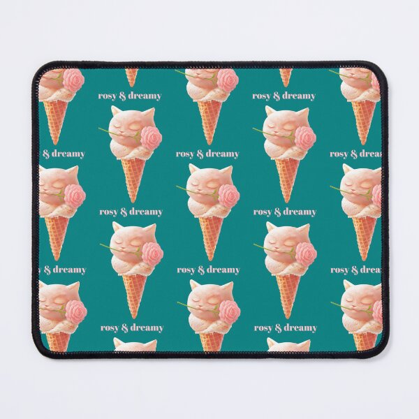 Item preview, Miss Meow – Ice Cream Kitty – Rosy & Dreamy designed and sold by ZKOZKOHI.