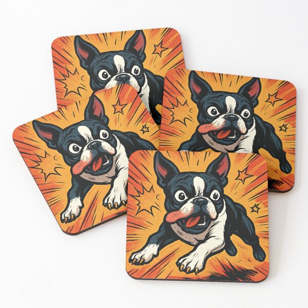Item preview, Boston Terrier | Comics style - Cartoon designed and sold by ComicsFactory.