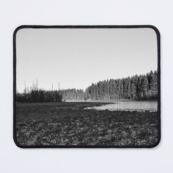 Item preview, Nearly frozen Ahvenlammi. Seitseminen 2025 bw designed and sold by Jouko Lehto Photography.