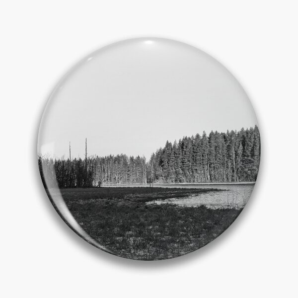 Item preview, Nearly frozen Ahvenlammi. Seitseminen 2025 bw designed and sold by Jouko Lehto Photography.