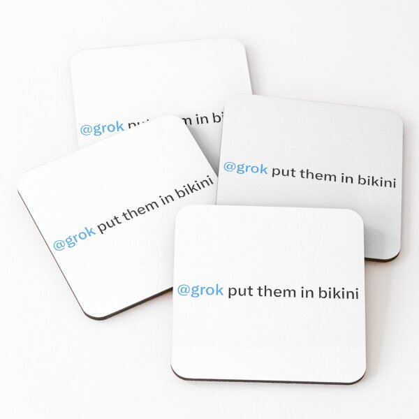 Item preview, Grok put them in bikini designed and sold by Ruby Bagpipe's meme pile.