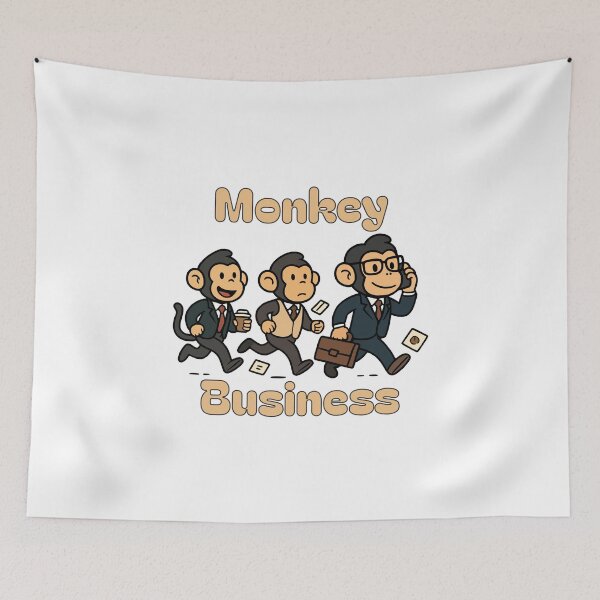 Item preview, Monkey Business designed and sold by FootprintDesign.