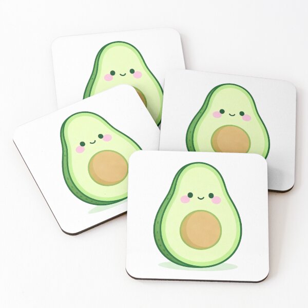 Item preview, Happy and Cute Avocado designed and sold by Serge-Design.