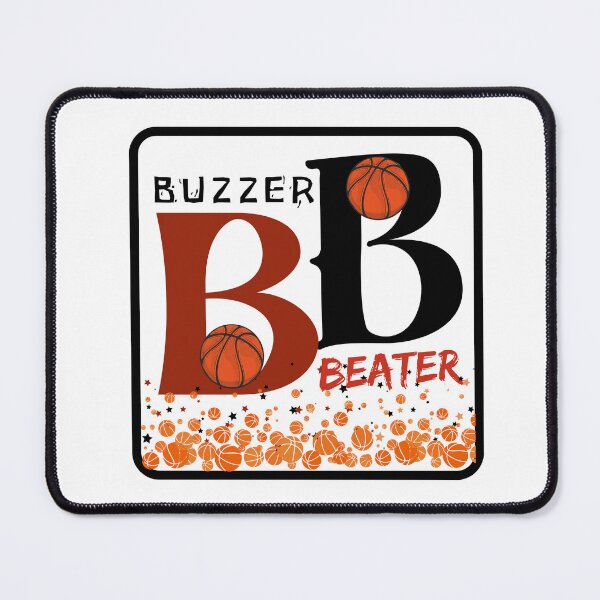 Item preview, Buzzer Beater Basketball Typography Art designed and sold by LoudVictory.