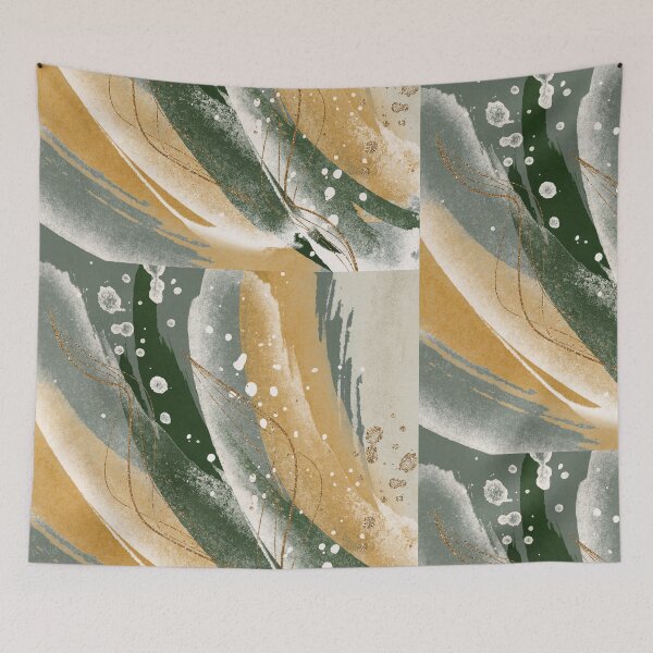 Item preview, Abstract Rushes in Sage Green designed and sold by simplydesignart.