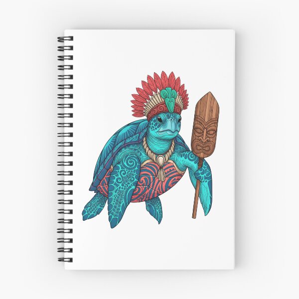 Item preview,  Polynesian Style Sea Turtle with Tribal Headdress designed and sold by zoughlal.