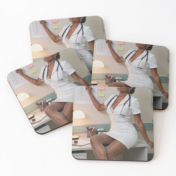 Item preview, Doctor in white coat eureka office setting designed and sold by CathryneDelamort.