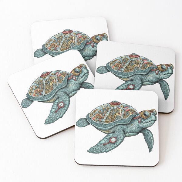 Item preview,  Mechanical Steampunk Sea Turtle with Gears and Clockwork designed and sold by zoughlal.