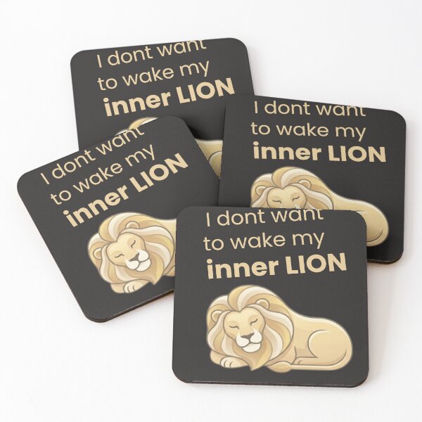Item preview, I Don’t Want to Wake My Inner Lion designed and sold by VijeetStudio.