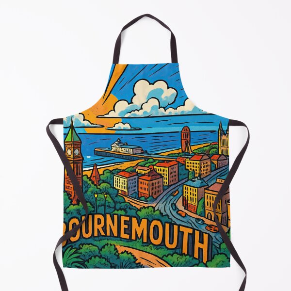Item preview, Bournemouth, city | Comics style - Cartoon designed and sold by ComicsFactory.