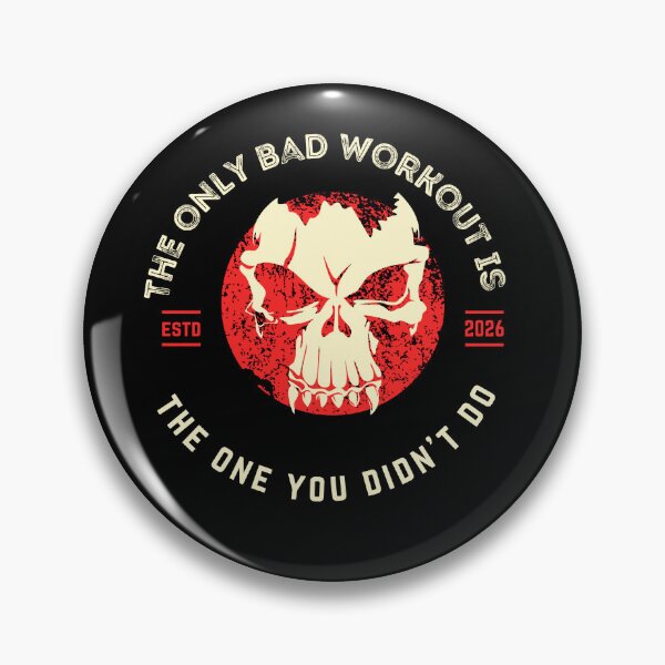 Item preview, Skull Workout Motivation - No Excuses Gym Gear designed and sold by ErosFashions.